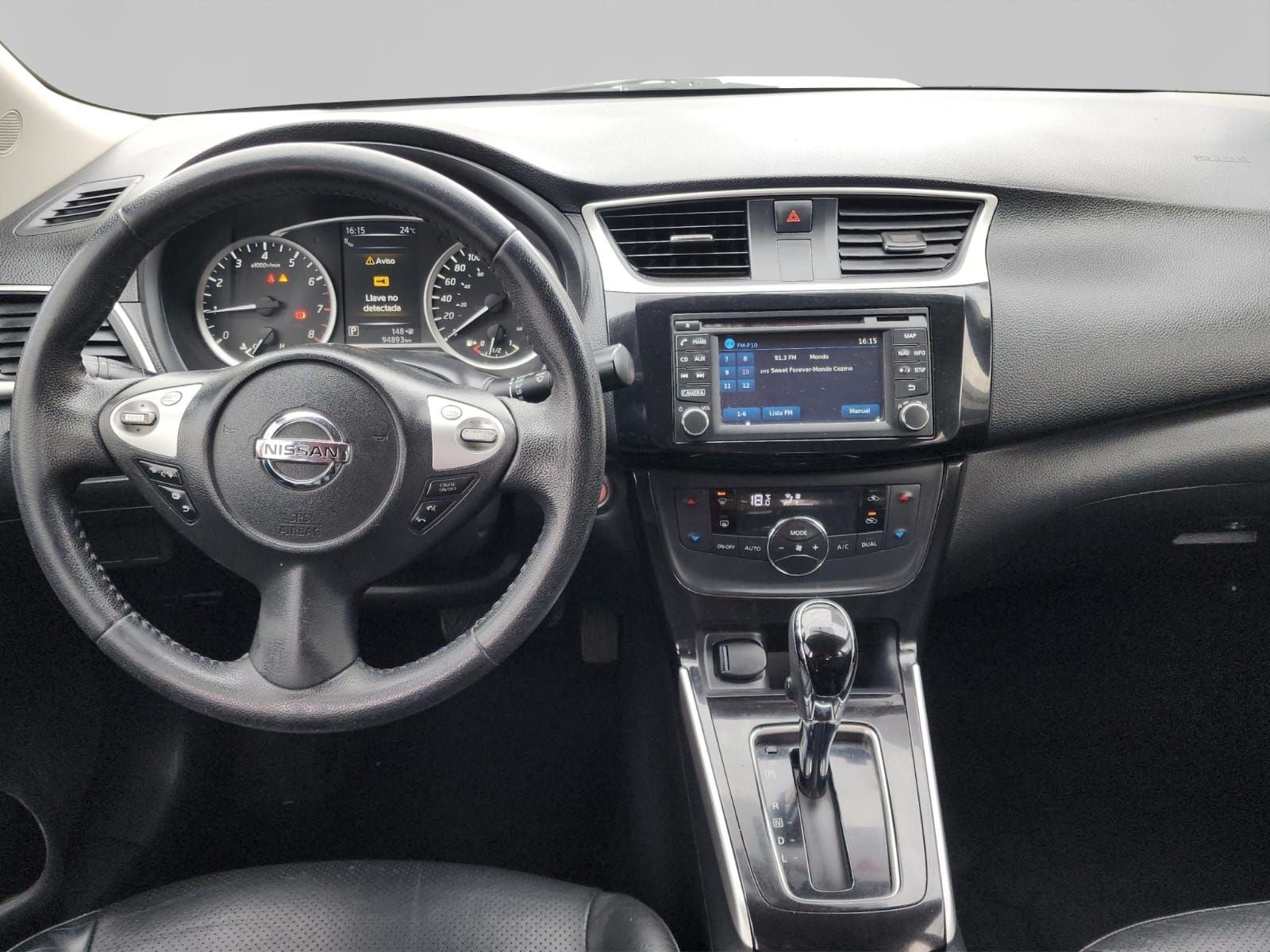 2018 Nissan SENTRA 4 PTS EXCLUSIVE CVT AAC AUT GPS PIEL QC F LED RA-17