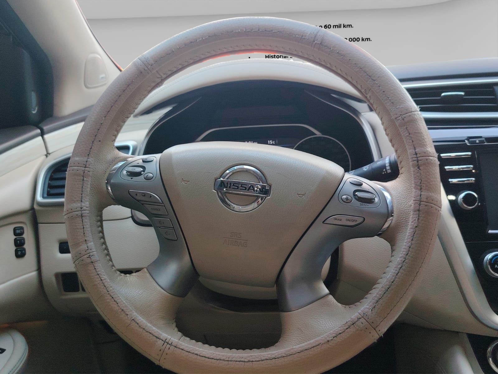 2019 Nissan MURANO 5 PTS EXCLUSIVE CVT GPS PIEL QC RA-20 4X4