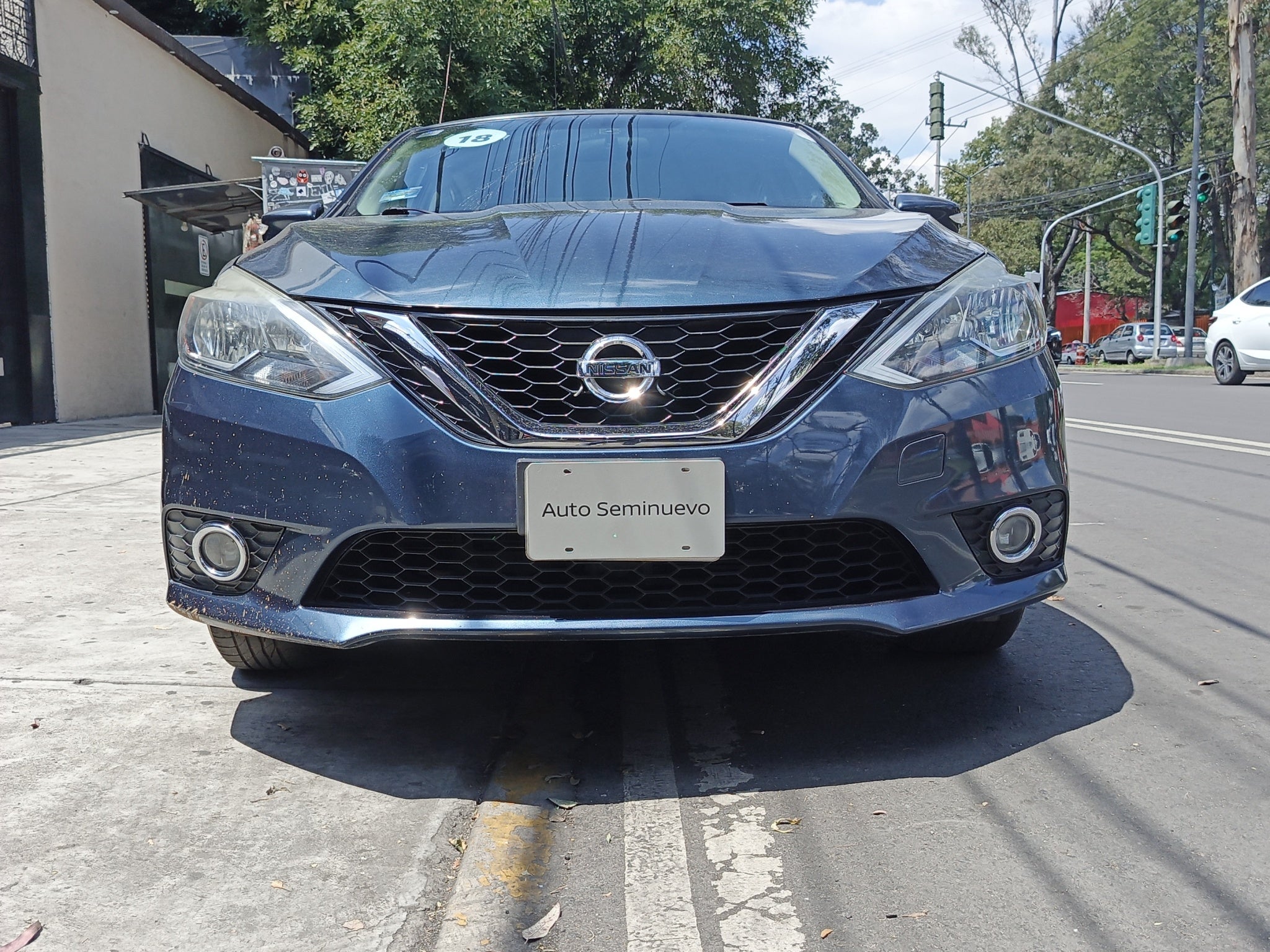 2018 Nissan SENTRA 4 PTS ADVANCE AAC F NIEBLA RA-16CVT