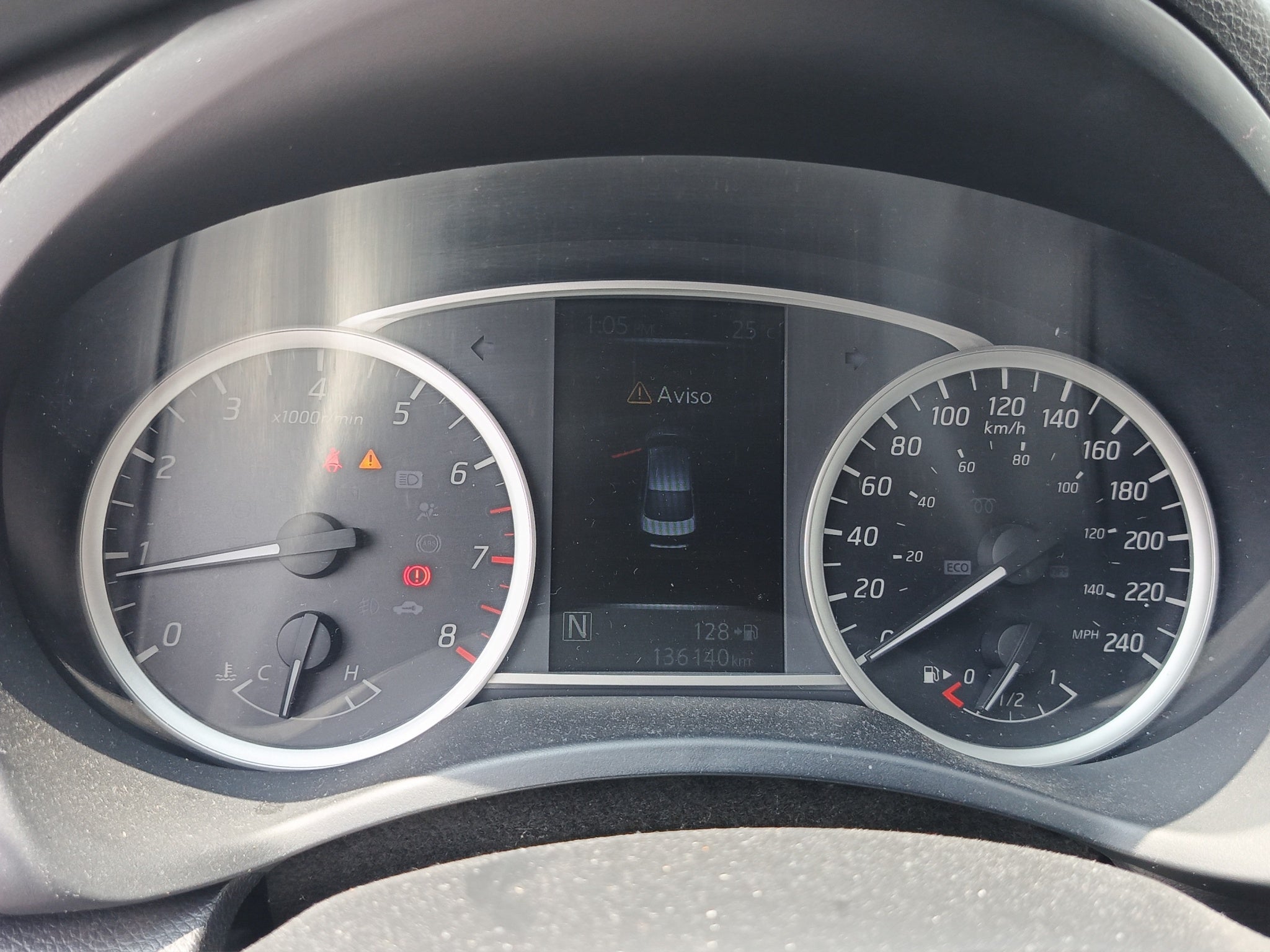 2019 Nissan SENTRA 4 PTS ADVANCE AAC F NIEBLA RA-16CVT