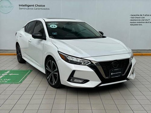 2023 Nissan SENTRA 4 PTS SR PLATINUM CVT AAC AUT ASTOS DEPORTIVOS BOSE PIEL NEGRA QC F LED RA-18