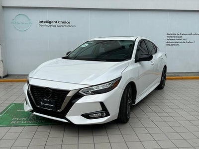 2023 Nissan SENTRA 4 PTS SR PLATINUM CVT AAC AUT ASTOS DEPORTIVOS BOSE PIEL NEGRA QC F LED RA-18