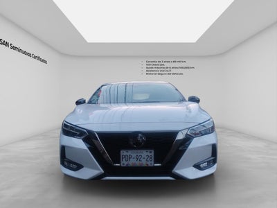 2023 Nissan SENTRA 4 PTS SR PLATINUM CVT AAC AUT ASTOS DEPORTIVOS BOSE PIEL NEGRA QC F LED RA-18