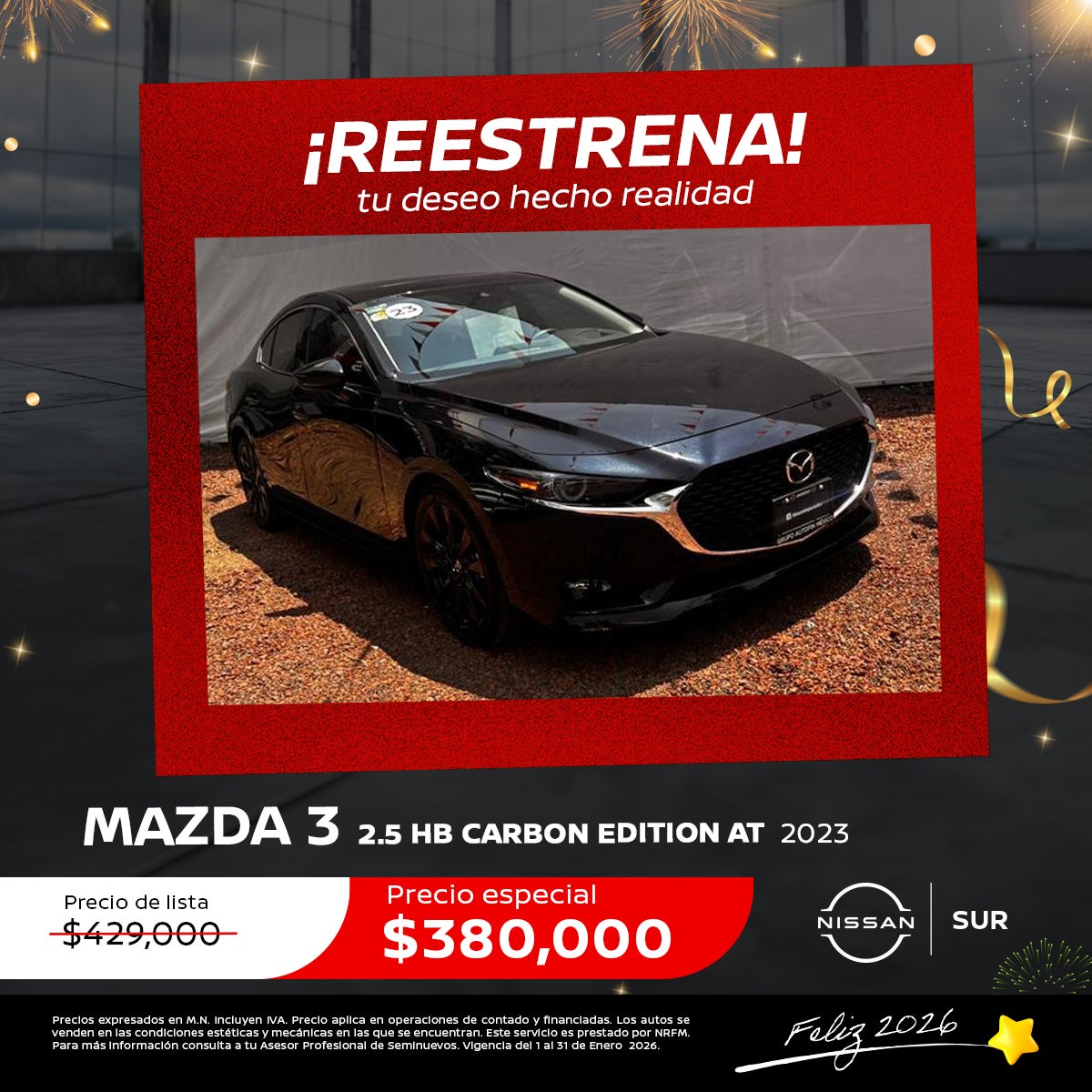 MAZDA 3 CARBON EDITION 2023