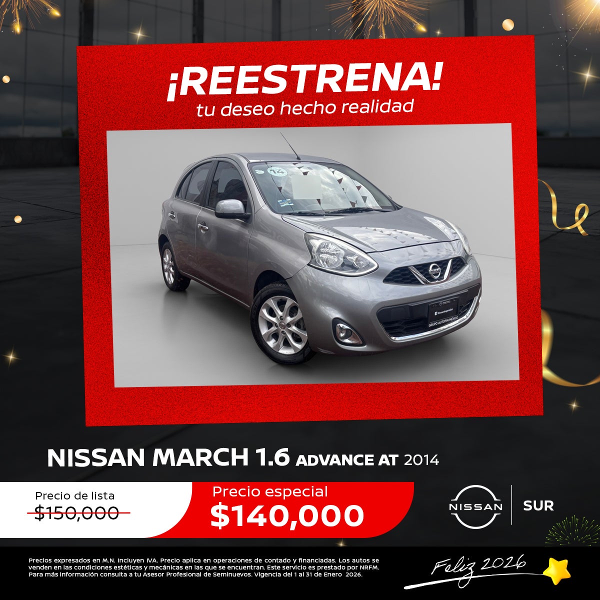 NISSAN MARCH ADVANCE 2014