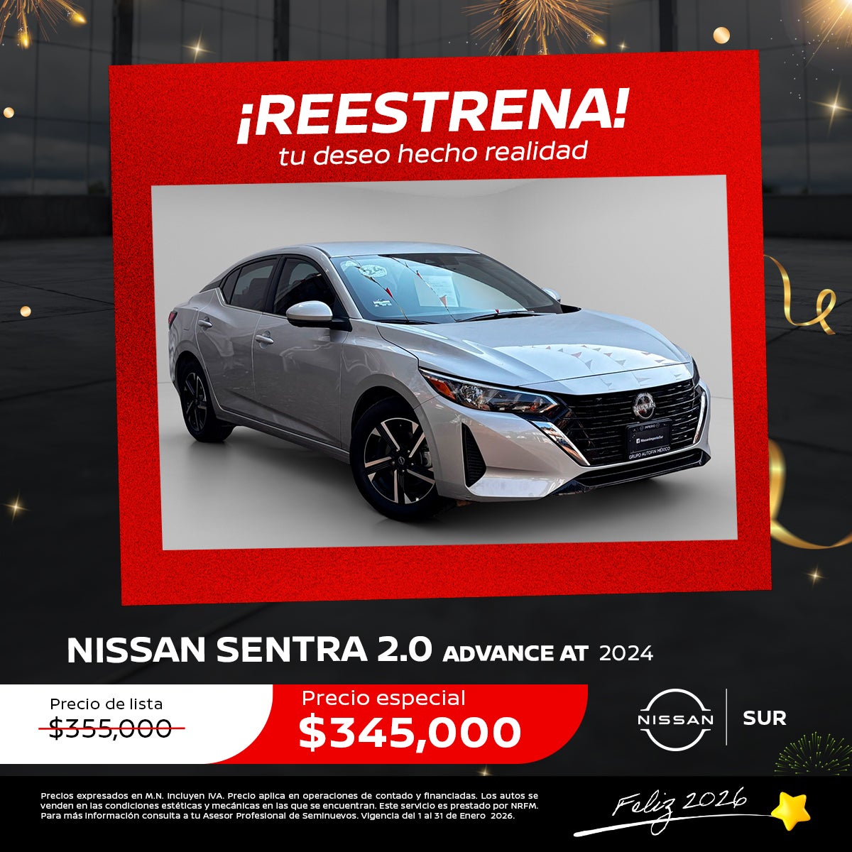 NISSAN SENTRA ADVANCE 2024