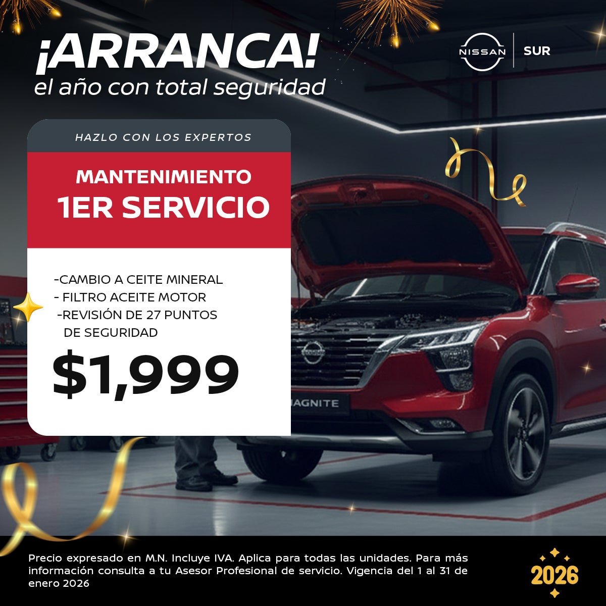 MANTENIMIENTO 1ER SERVICIO